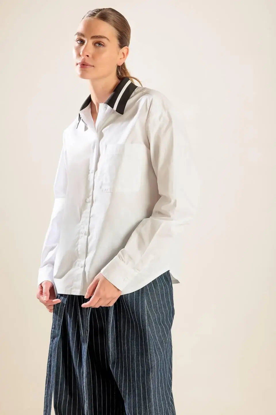 CAUSE A COMMOTION WOVEN TOP - Flying Tomato - Flyclothing LLC