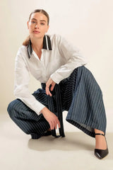 CAUSE A COMMOTION WOVEN TOP - Flying Tomato - Flyclothing LLC