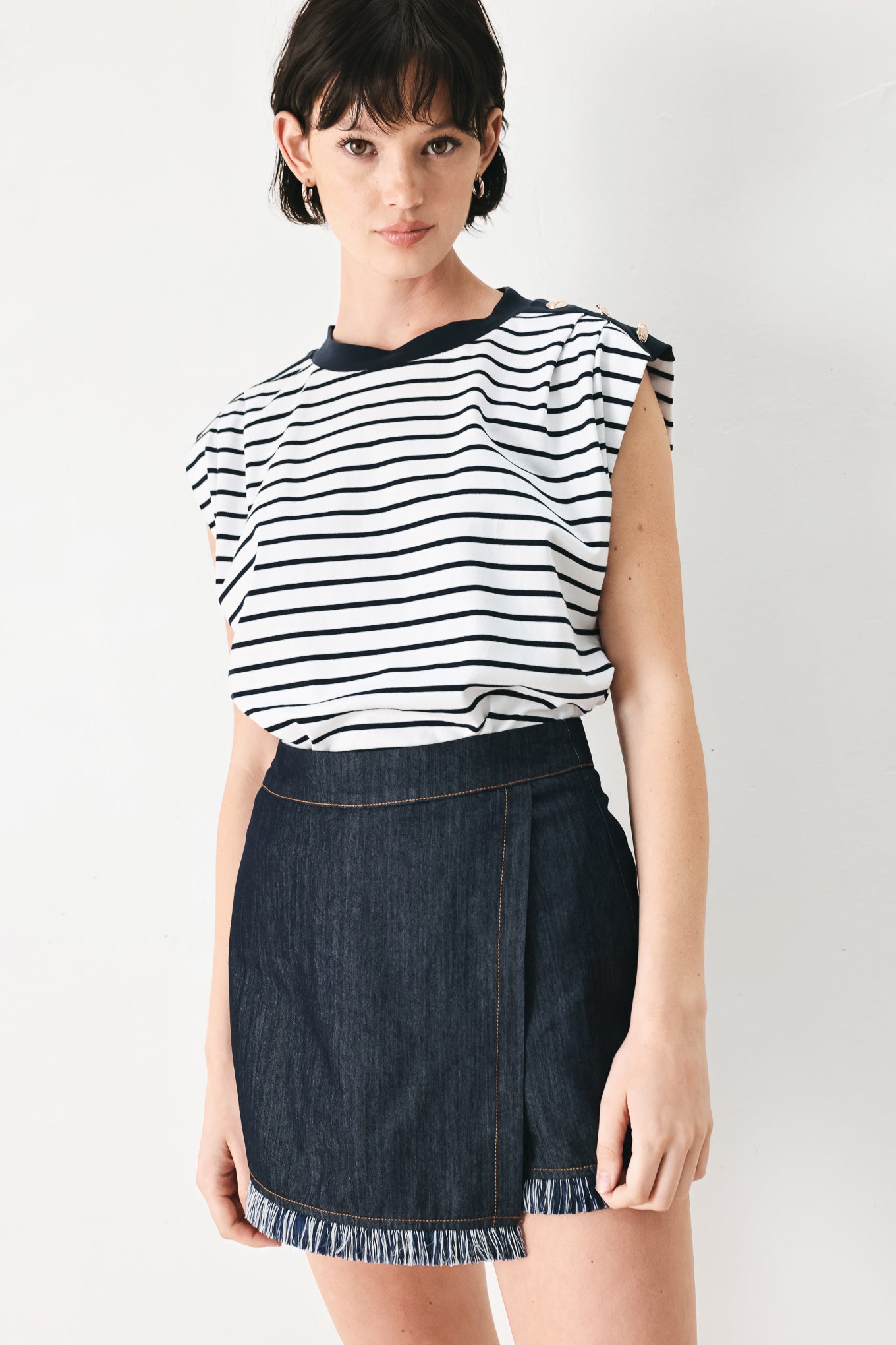EVERYDAY COOL STRIP KNIT TOP - Flying Tomato - Flyclothing LLC
