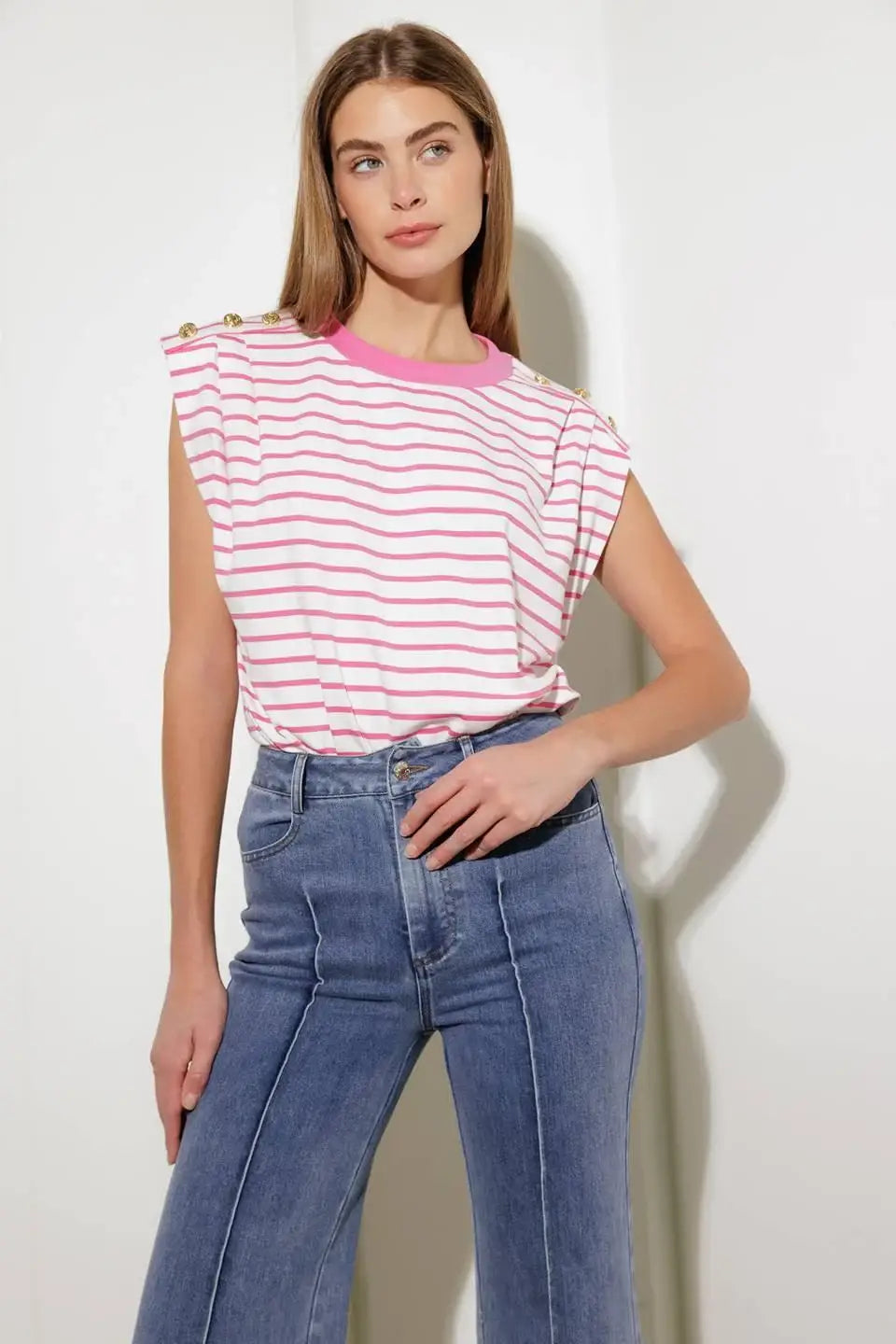 FEELING SPECIAL PINK KNIT TOP - Flying Tomato - Flyclothing LLC
