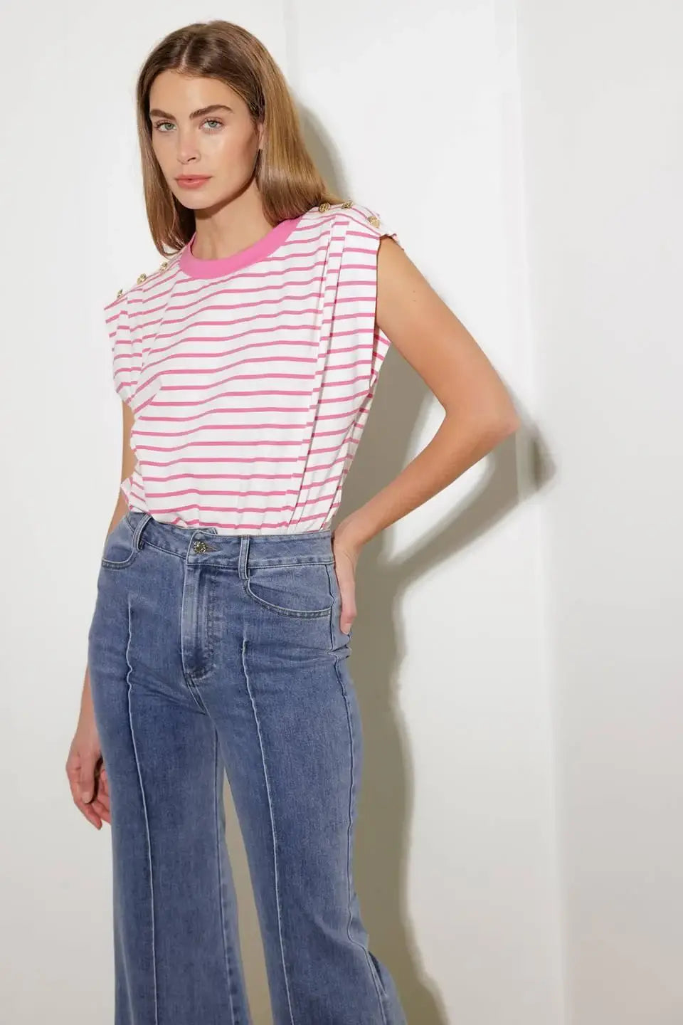 FEELING SPECIAL PINK KNIT TOP - Flying Tomato - Flyclothing LLC