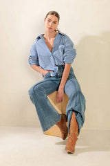 AWAITING LOVE WOVEN TOP - Flying Tomato - Flyclothing LLC