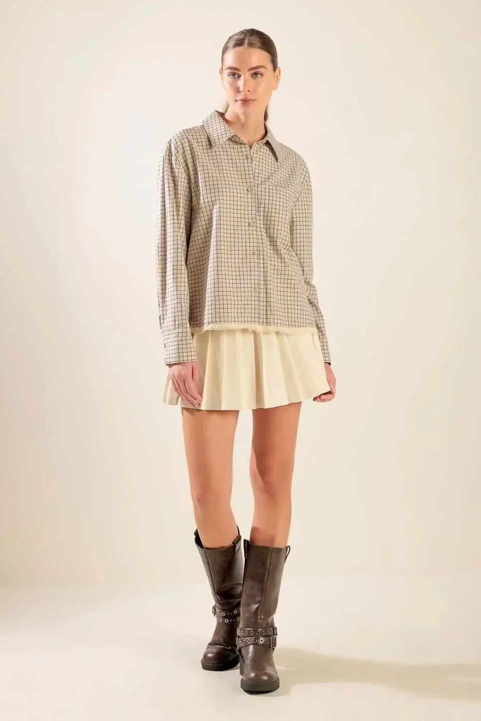 AWAITING LOVE WOVEN TOP - Flying Tomato - Flyclothing LLC