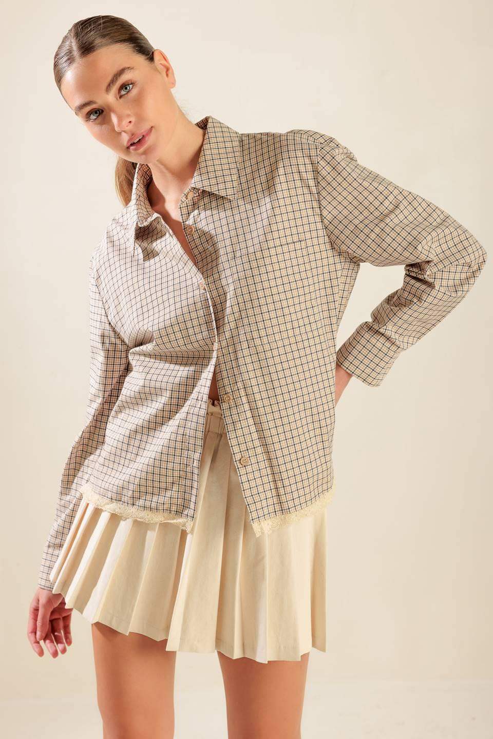 AWAITING LOVE WOVEN TOP - Flying Tomato - Flyclothing LLC