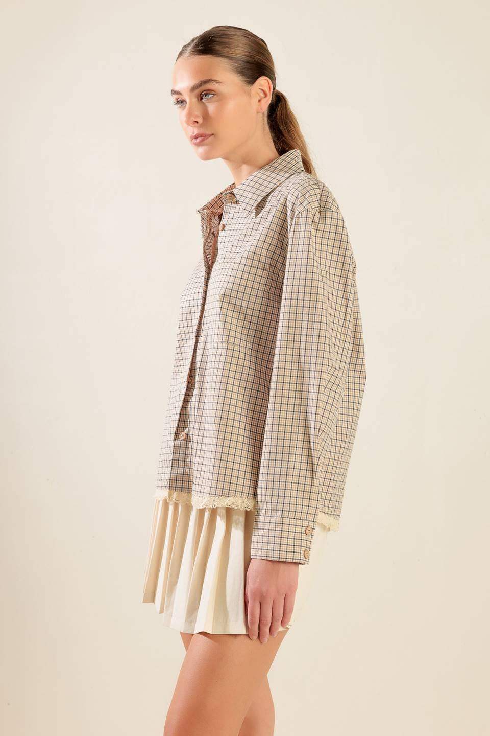 AWAITING LOVE WOVEN TOP - Flying Tomato - Flyclothing LLC