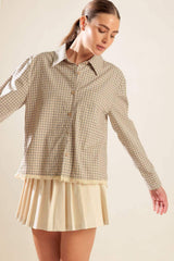 AWAITING LOVE WOVEN TOP - Flying Tomato - Flyclothing LLC