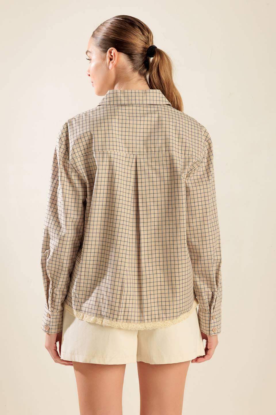 AWAITING LOVE WOVEN TOP - Flying Tomato - Flyclothing LLC
