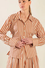 PIECES OF MY HEART WOVEN TOP - Flying Tomato - Flyclothing LLC