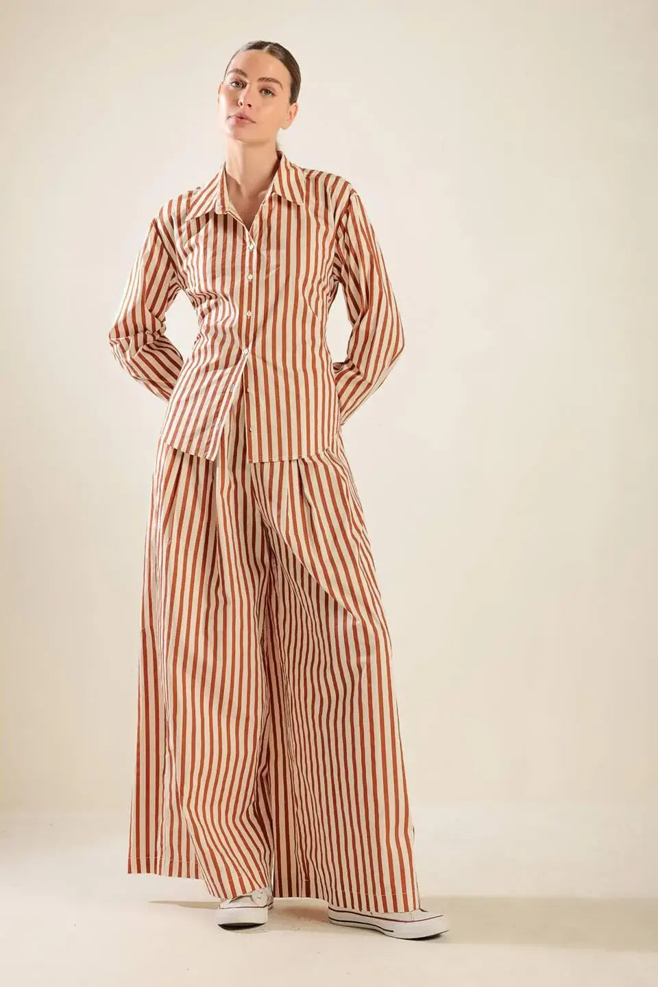 PIECES OF MY HEART WOVEN TOP - Flying Tomato - Flyclothing LLC