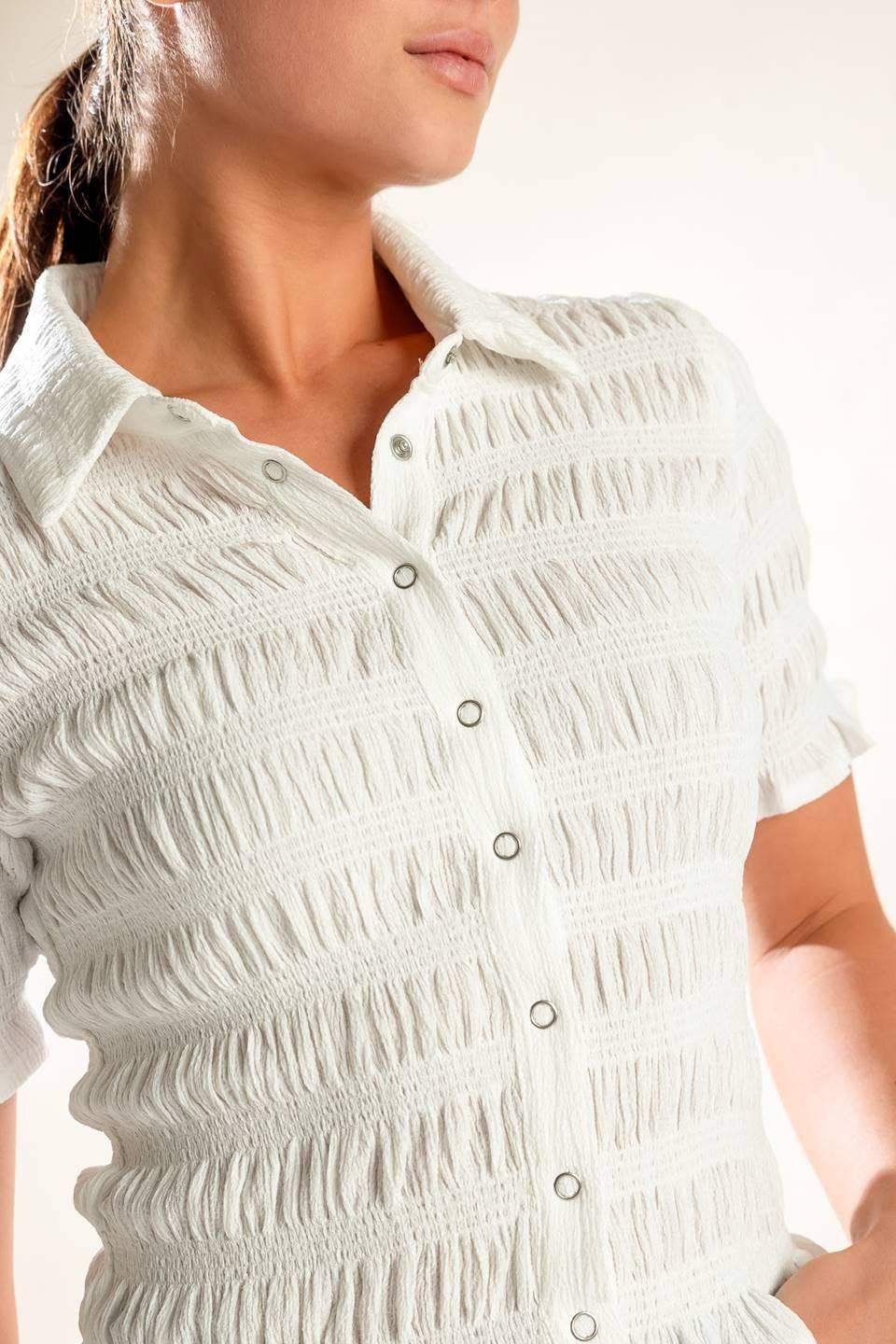 PICNIC AT SUNSET WOVEN TOP - Flying Tomato - Flyclothing LLC