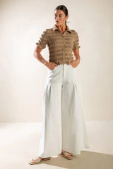 PICNIC AT SUNSET WOVEN TOP - Flying Tomato - Flyclothing LLC