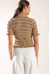 PICNIC AT SUNSET WOVEN TOP - Flying Tomato - Flyclothing LLC