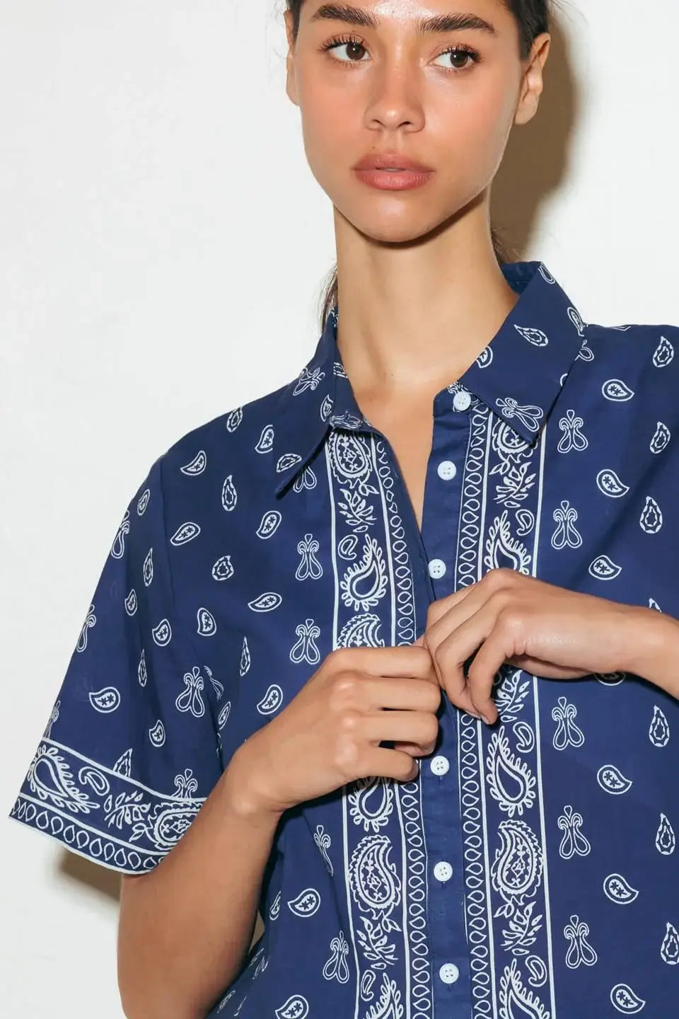 SUNKISSED MEADOW WOVEN SHIRT - Flying Tomato - Flyclothing LLC