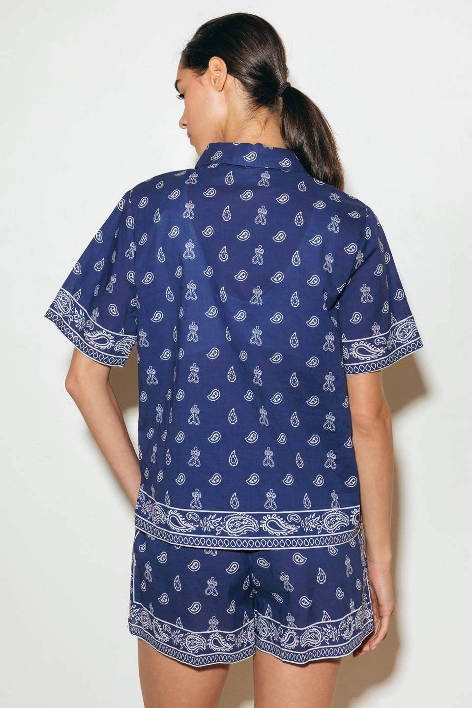 SUNKISSED MEADOW WOVEN SHIRT - Flying Tomato - Flyclothing LLC