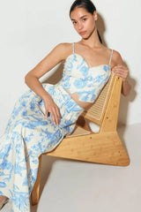 URBAN CHARM WOVEN CAMI TOP AND SKIRT SET - Flying Tomato - Flyclothing LLC