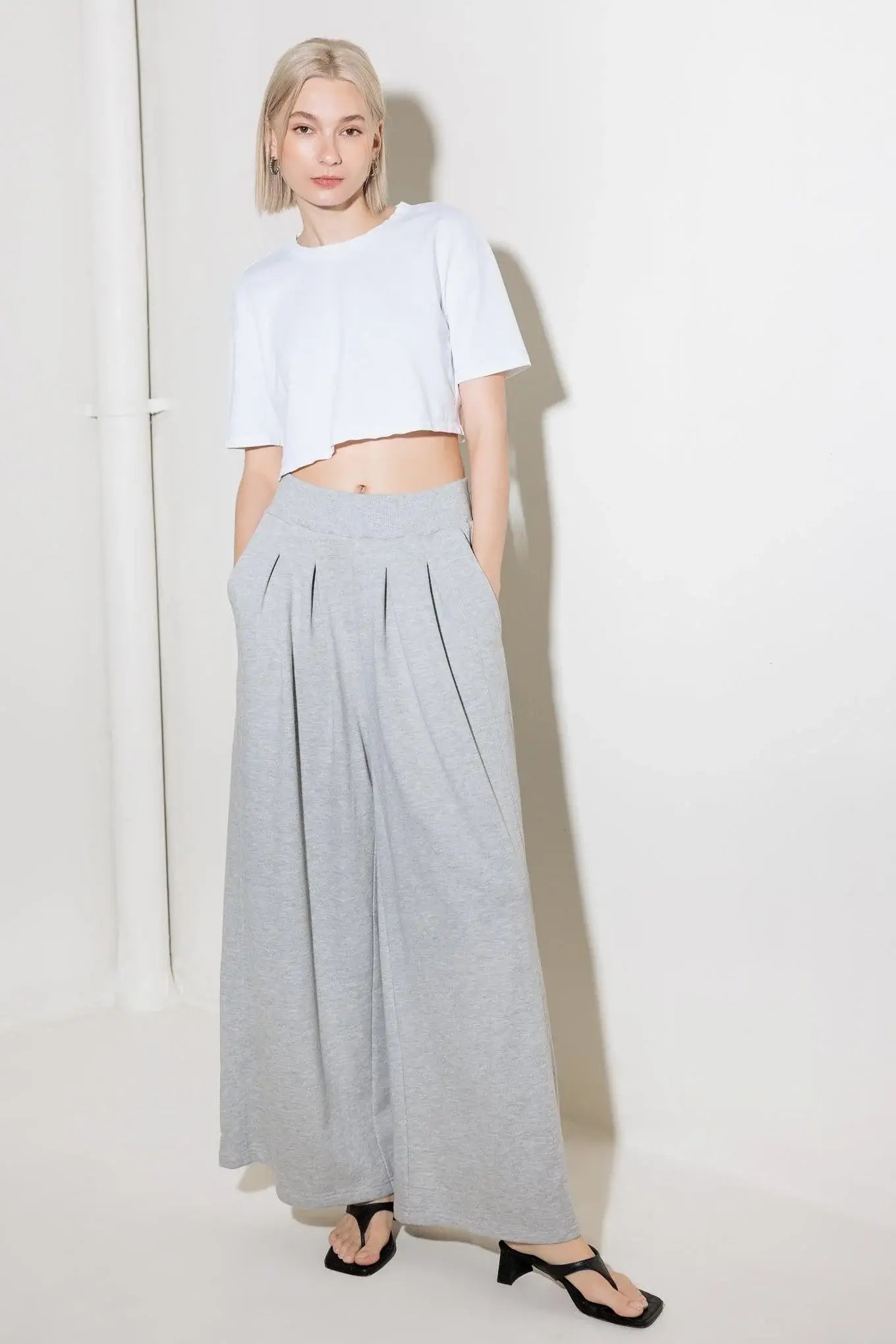 TRUST THE NOW IN KNIT TOP AND PANT SET - Flying Tomato - Flyclothing LLC