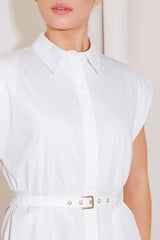 ON CLOUD NINE WHITE WOVEN TOP - Flying Tomato - Flyclothing LLC