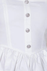 IN THIS MOMENT WHITE WOVEN TOP - Flying Tomato - Flyclothing LLC