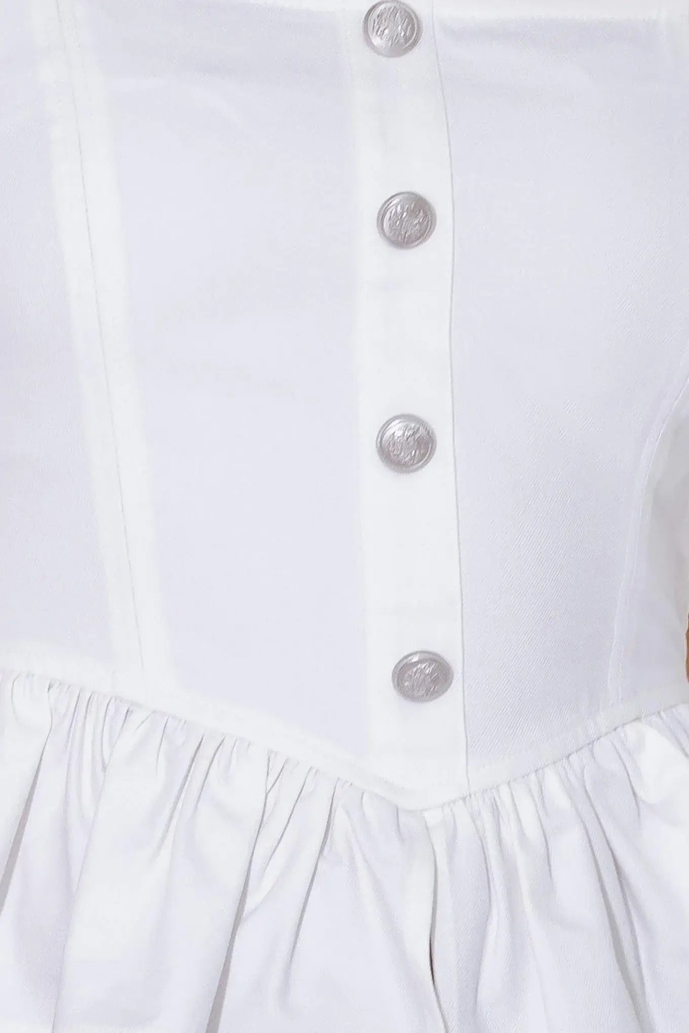 IN THIS MOMENT WHITE WOVEN TOP - Flying Tomato - Flyclothing LLC