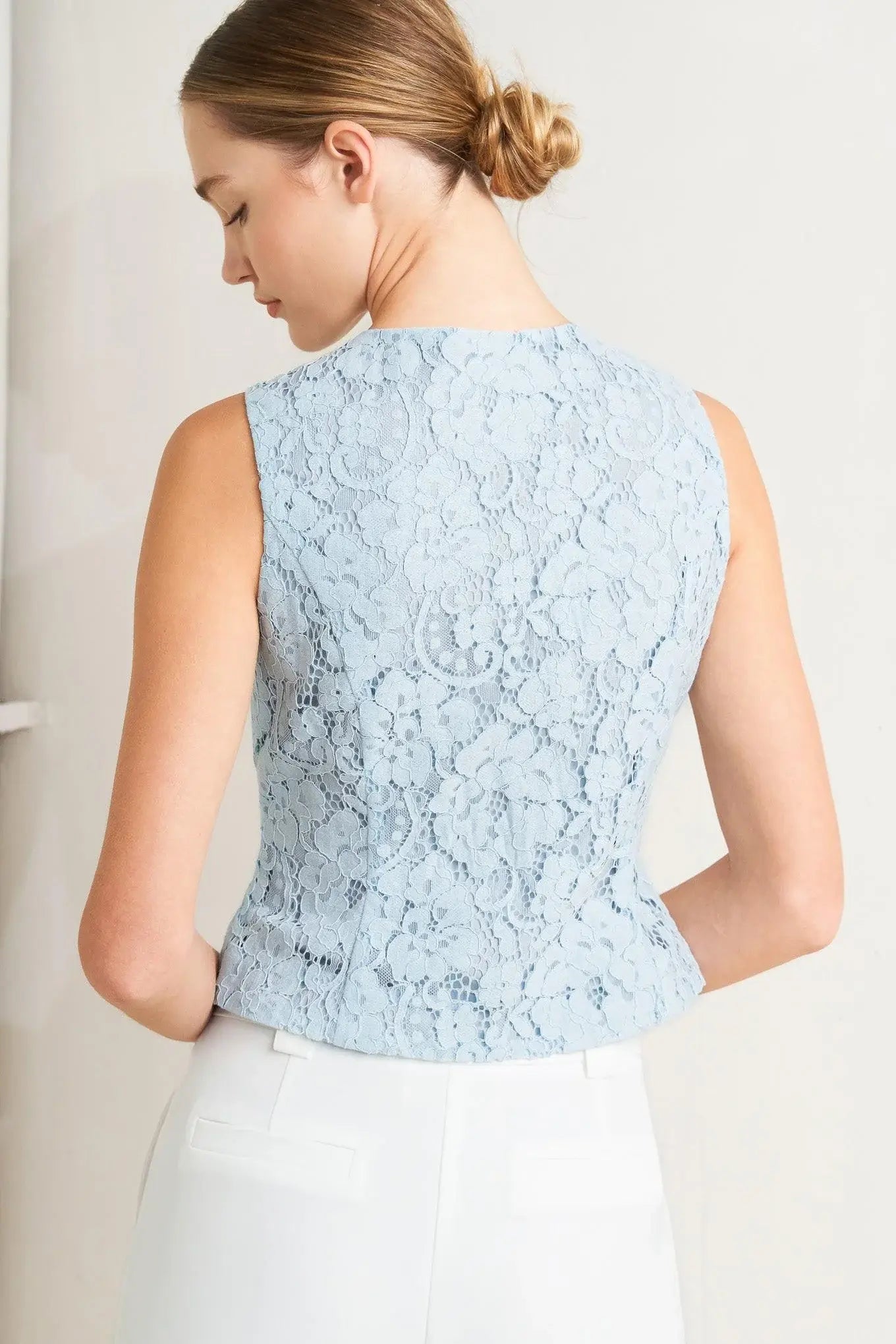 SWEET BUT STRONG WOVEN VEST - Flying Tomato - Flyclothing LLC