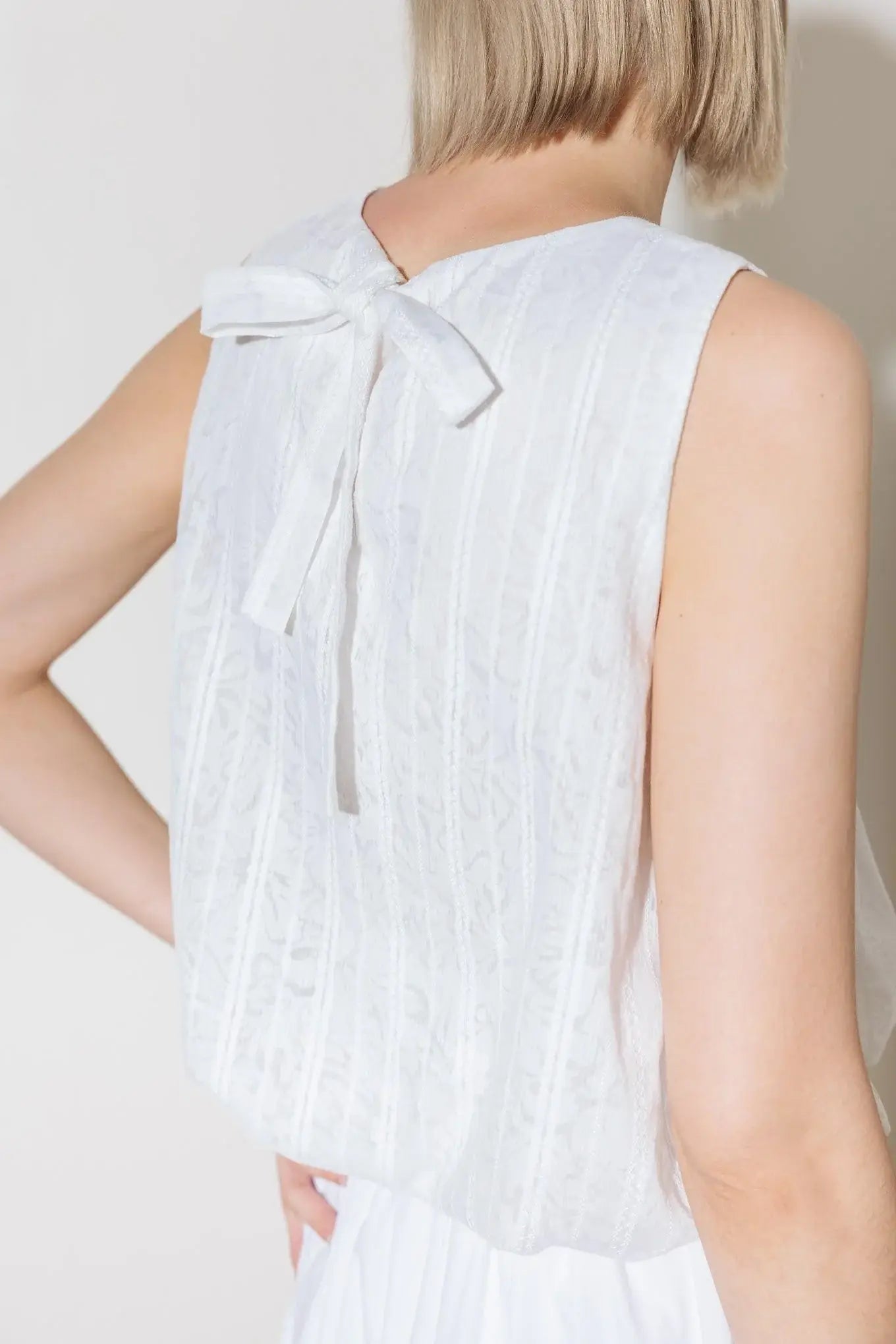 TIMELESS WITH EDGE WOVEN LACE TOP - Flying Tomato - Flyclothing LLC
