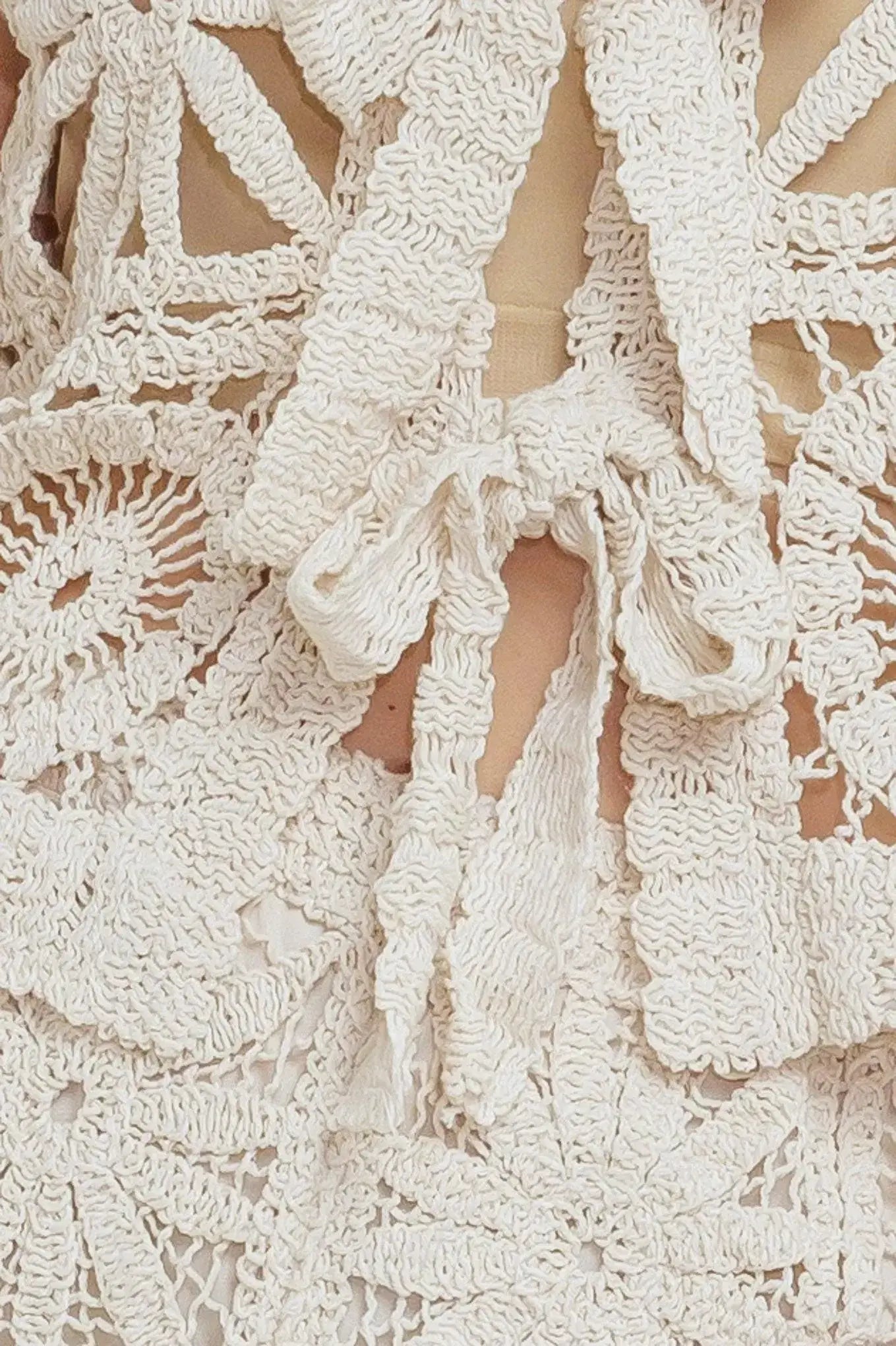 COASTAL BREEZE CROCHET VEST AND PANT SET - Flying Tomato - Flyclothing LLC