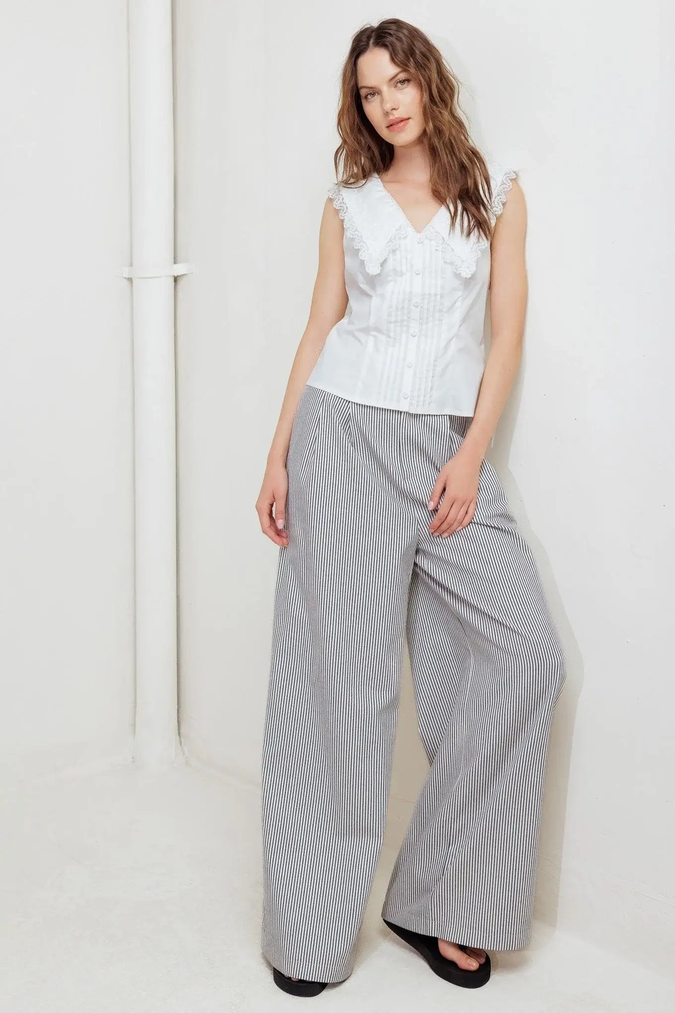 FRENCH MEADOW WOVEN TOP - Flying Tomato - Flyclothing LLC