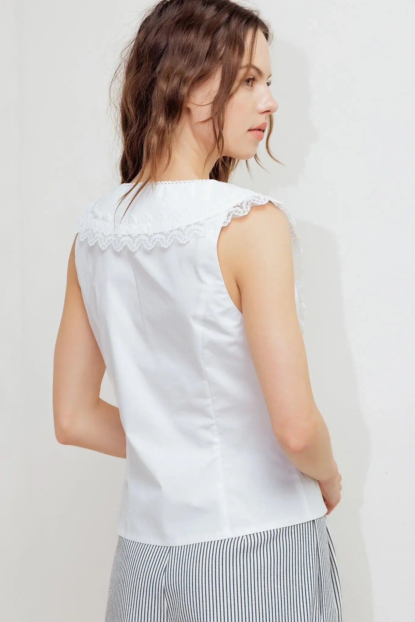 FRENCH MEADOW WOVEN TOP - Flying Tomato - Flyclothing LLC