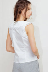 FRENCH MEADOW WOVEN TOP - Flying Tomato - Flyclothing LLC