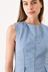 LUNA FLARE WOVEN TOP - Flying Tomato - Flyclothing LLC