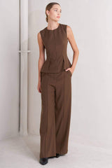 MODERN FLOW WOVEN TOP