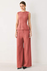 MODERN FLOW WOVEN TOP