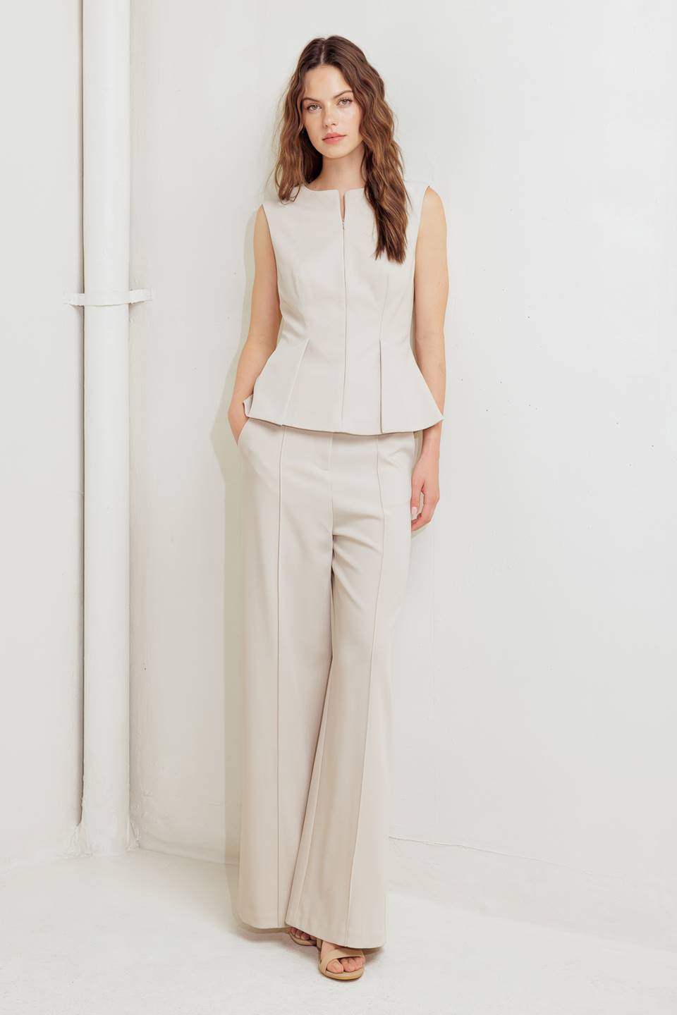 MODERN FLOW WOVEN TOP