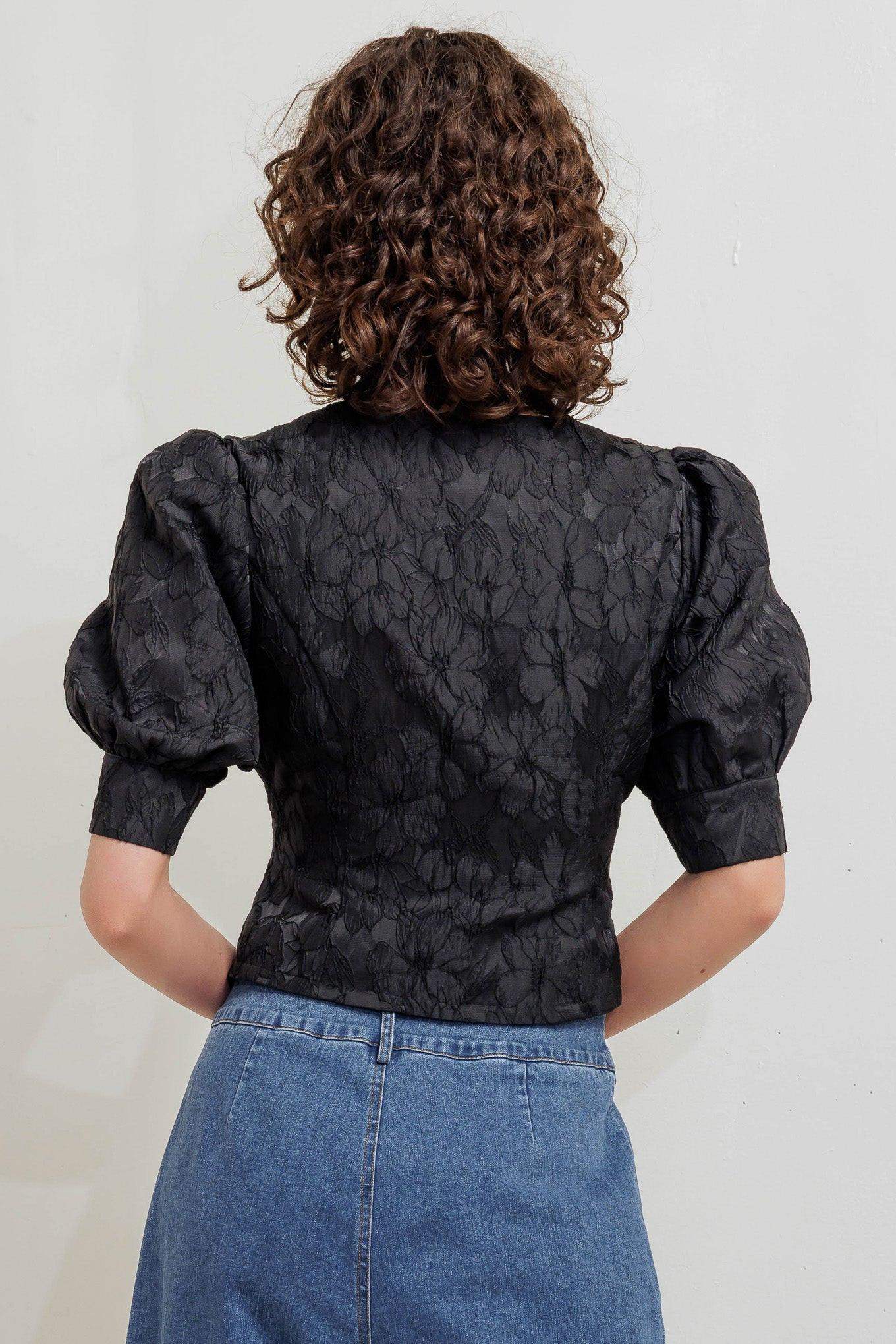 QUIET LUXE ROMANCE WOVEN TOP - Flying Tomato - Flyclothing LLC