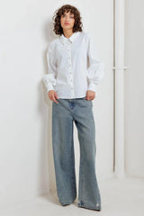WHITE NOISE SOLID WOVEN TOP - Flying Tomato - Flyclothing LLC