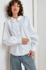 WHITE NOISE SOLID WOVEN TOP - Flying Tomato - Flyclothing LLC