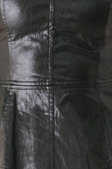 FORBIDDEN LOVE SWEETHEART FAUX LEATHER TOP