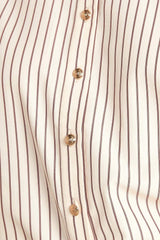 PINSTRIPE CHIC WOVEN TOP - Flying Tomato - Flyclothing LLC