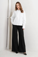 CRYSTAL TOUCH WOVEN SHIRT - Flying Tomato - Flyclothing LLC