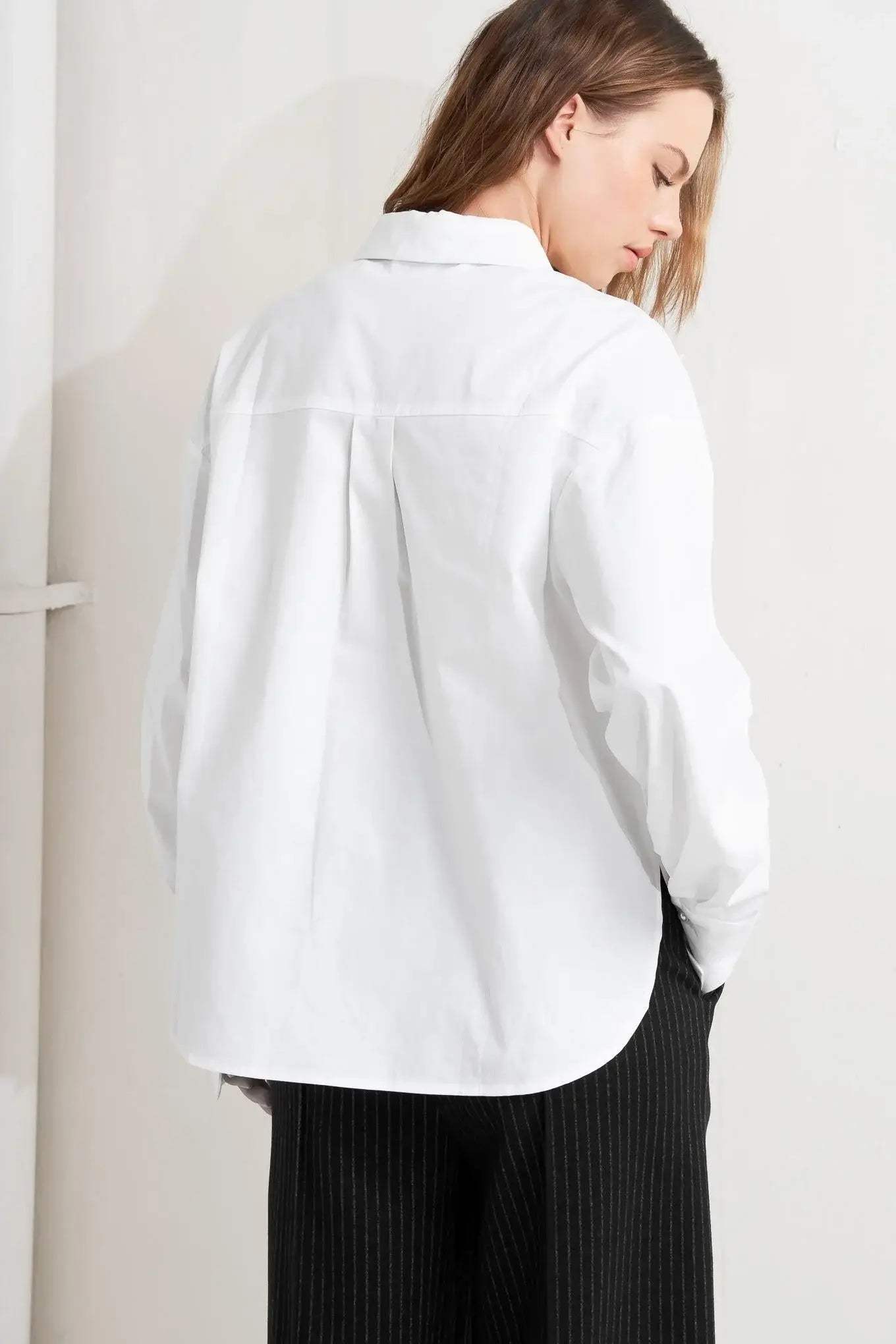 CRYSTAL TOUCH WOVEN SHIRT - Flying Tomato - Flyclothing LLC
