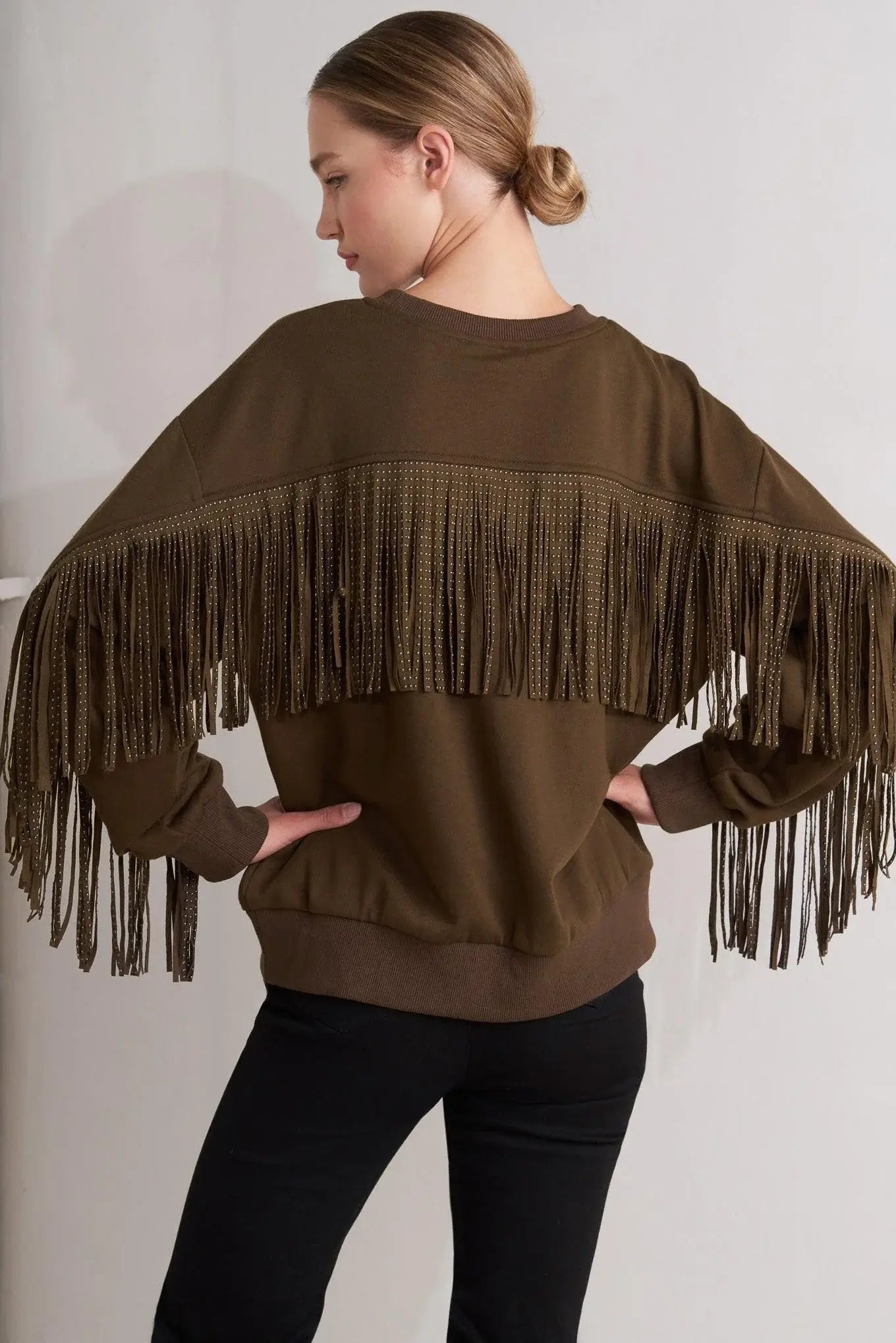 FRINGE CITY PULLOVER KNIT TOP - Flying Tomato - Flyclothing LLC