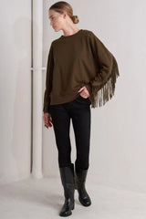 FRINGE CITY PULLOVER KNIT TOP - Flying Tomato - Flyclothing LLC