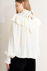 EDWARDIAN WALTZ WOVEN TOP - Flying Tomato - Flyclothing LLC