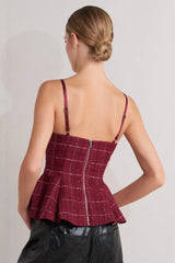 BURNT BOULEVARD TWEED CAMI TOP - Flying Tomato - Flyclothing LLC