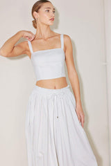 OCEAN BREEZE WOVEN CROP TOP - Flying Tomato - Flyclothing LLC