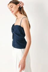 SWEET KISS DENIM TOP - Flying Tomato - Flyclothing LLC