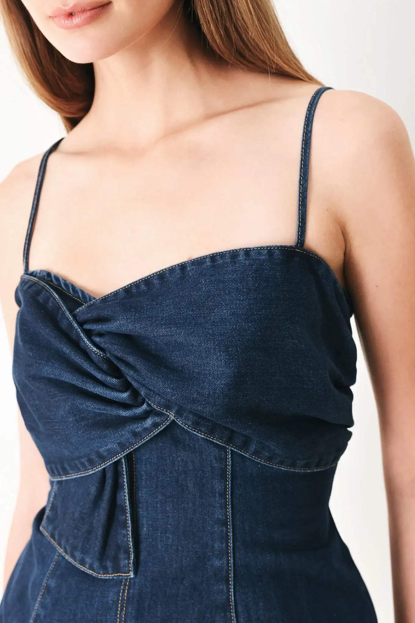 SWEET KISS DENIM TOP - Flying Tomato - Flyclothing LLC
