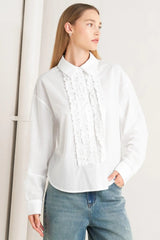MODERN MUSE WOVEN TOP - Flying Tomato - Flyclothing LLC