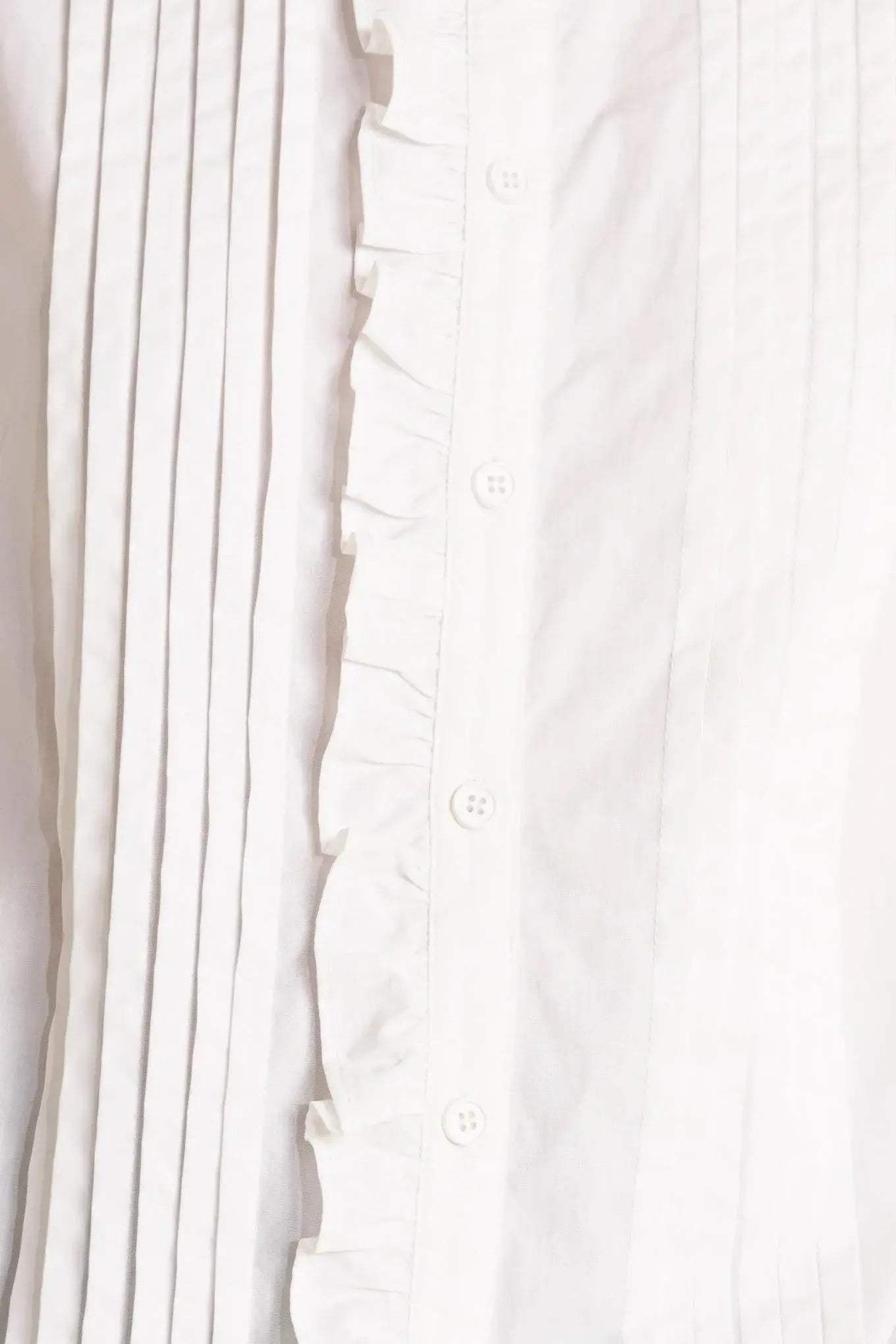 MILK CLOUD WOVEN TOP - Flying Tomato - Flyclothing LLC