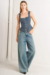 STUDIO FEMME LOOK TWEED TOP - Flying Tomato - Flyclothing LLC